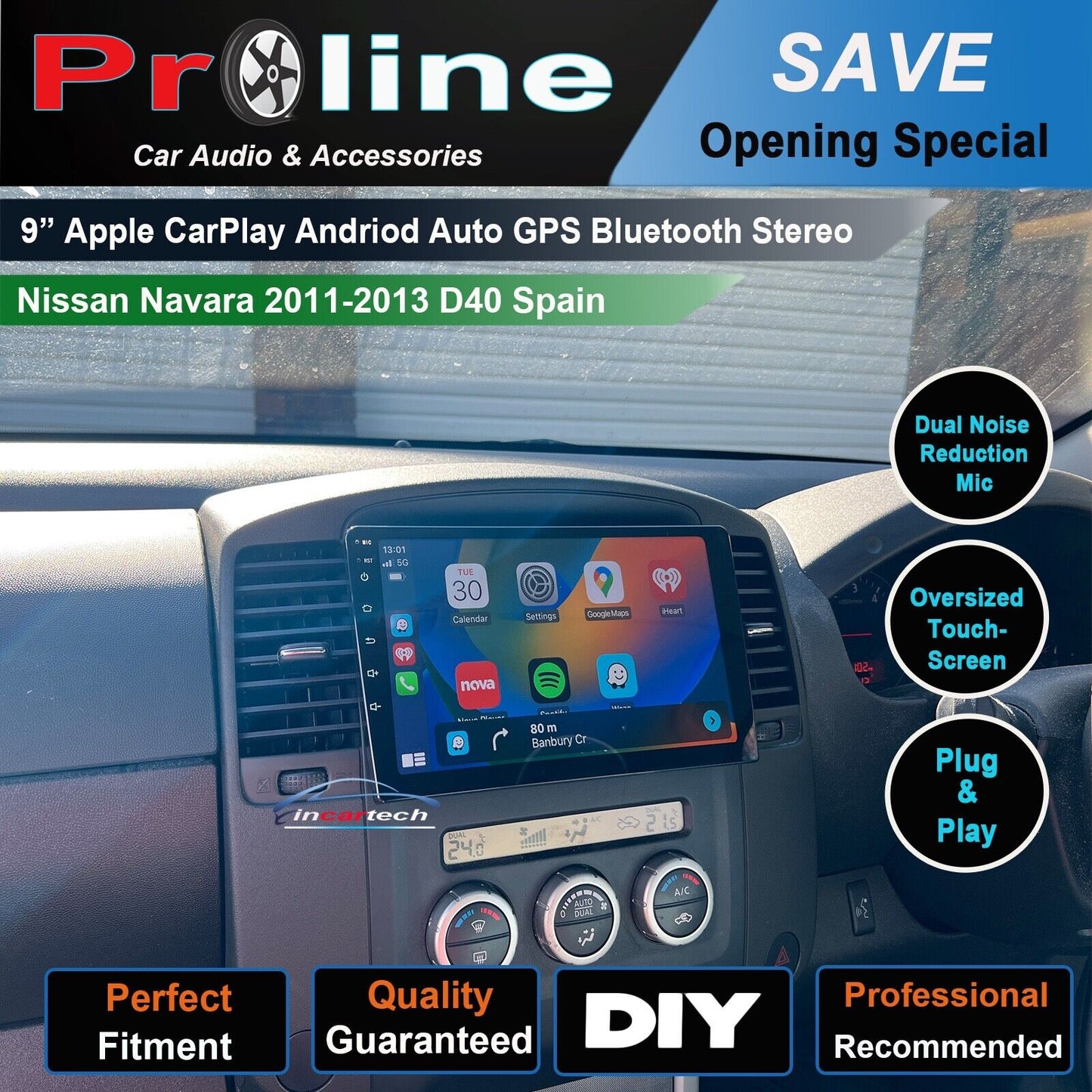 9" Navara 11-13 Spain D40 Bluetooth Android Auto GPS Satnav Stereo Apple CarPlay, Navara 11-13 Spain D40 head unit replacement for Navara 11-13 Spain D40 , Navara 11-13 Spain D40 head unit upgrade, for Navara 11-13 Spain D40 support Bose stereo upgrade suit both manual and digital air condition control, provides installation. Upgrade to the lastest Wireless Apple CarPlay Android Auto
