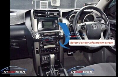 Toyota Prado 150 GX GLX VX 09-13 Double 2 Din fascia dash facia kit surround