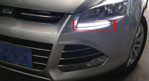 Ford Kuga DRL Daytime Day time running LED light fog light accessories