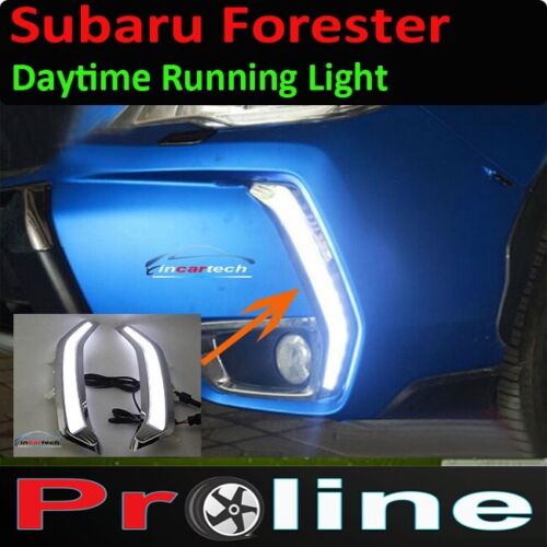 Subaru Forester XT DRL Daytime Day time running LED light fog light accessories