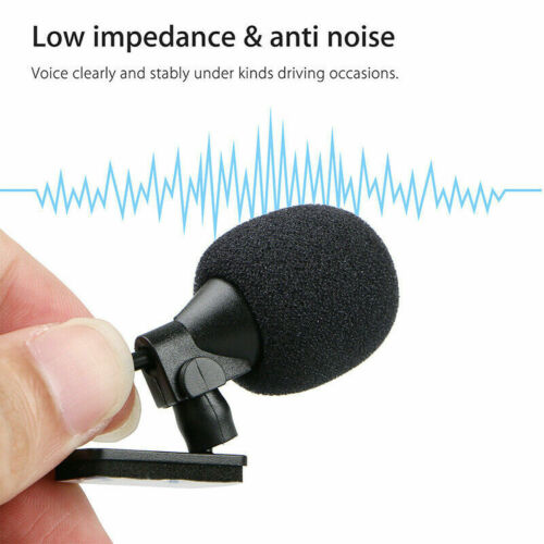 Microphone 3.5mm For PC Car Audio Stereo GPS DVD Bluetooth Enabled External Mic