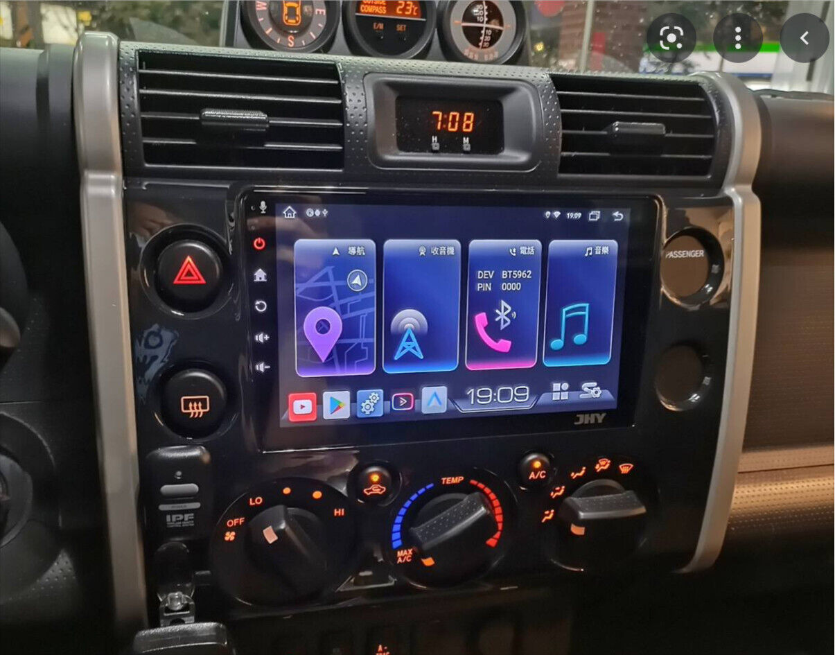Fit Toyota FJ 07-11 GPS Bluetooth USB Wireless Apple Carplay Stereo GPS Android, Toyota FJ 07-11 head unit upgrade for Toyota FJ 07-11, head unit replacement for Toyota FJ 07-11 upgrade, Toyota FJ 07-11 stereo upgrade suit both manual and digital air condition control, provides installation. Upgrade to the Latest Wireless Apple Carplay Android Auto