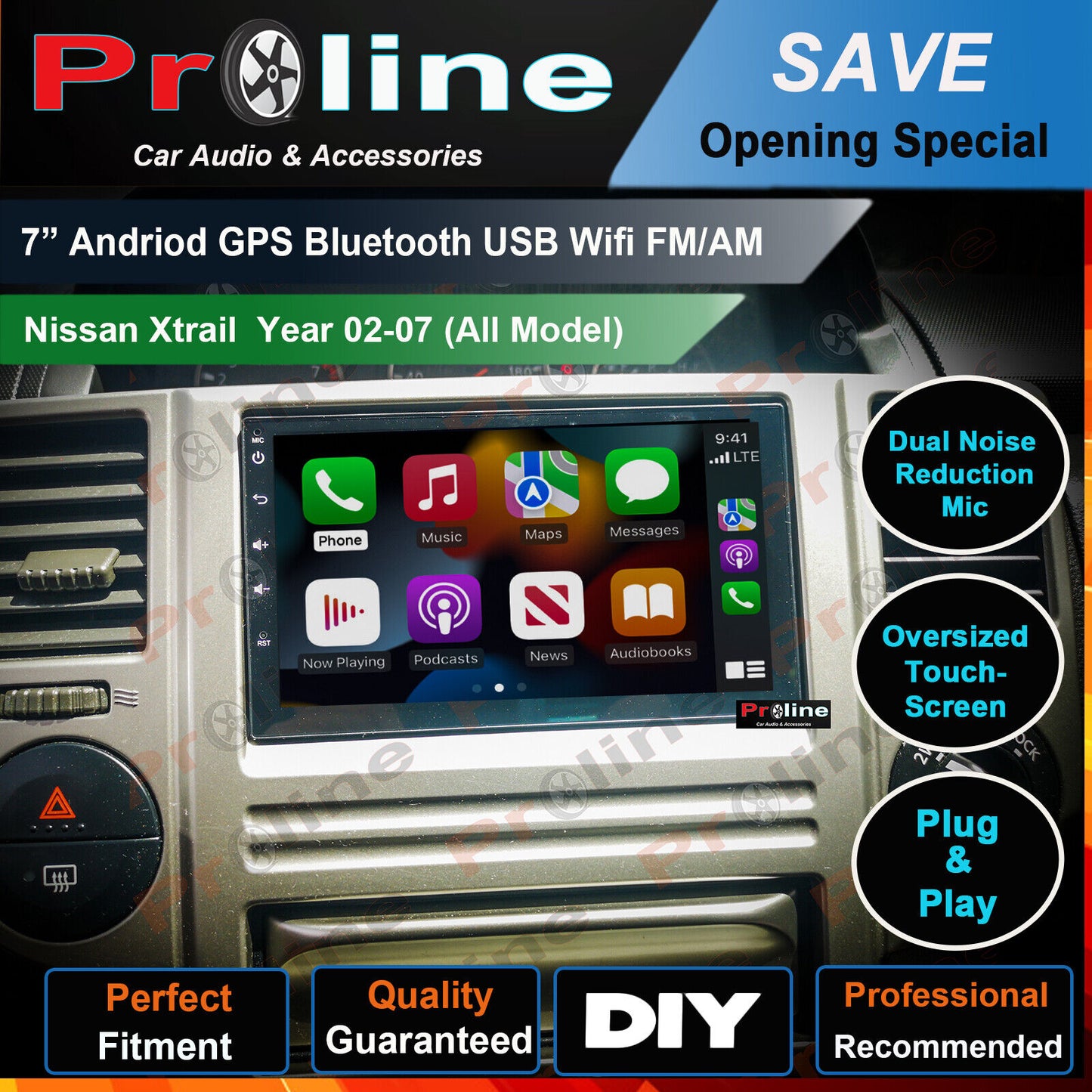 Nissan Xtrail 02-07 GPS Apple CarPlay Android Auto Bluetooth Radio Upgrade, Nissan Xtrail 02-07 head unit upgrade, Nissan Xtrail 02-07 head unit replacement Nissan Xtrail 02-07 unit upgrade, Nissan Xtrail 02-07 stereo upgrade suit both manual and digital air condition control, provides installation. Upgrade to the Lastest Wireless Apple Carplay Android Auto