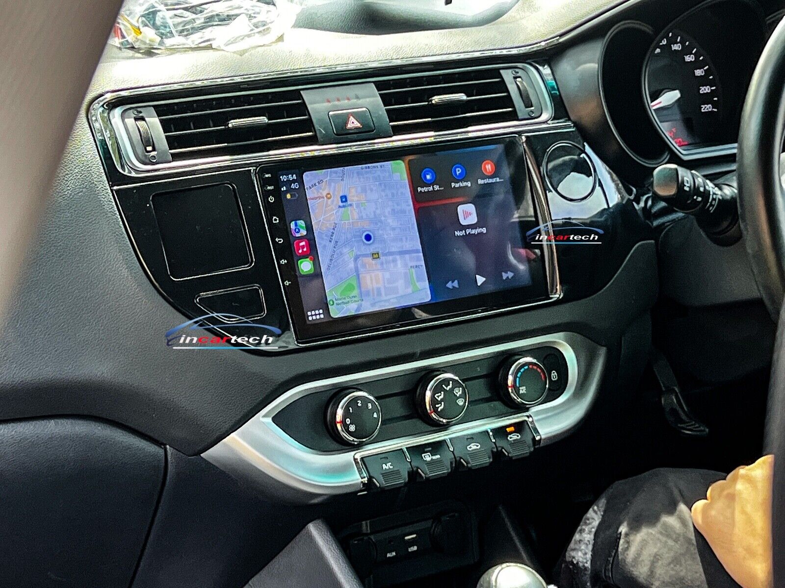 Kia Rio 15-16 Wireless Apple CarPlay Android auto GPS Bluetooth Stereo Radio, for Kia Rio 15-16, head unit upgrade for Kia Rio 15-16 head unit replacement for Kia Rio 15-16, unit upgrade, for Kia Rio 15-16 stereo upgrade suit both manual and digital air condition control, provides installation. Upgrade to the Lastest Wireless Apple CarPlay Android Auto