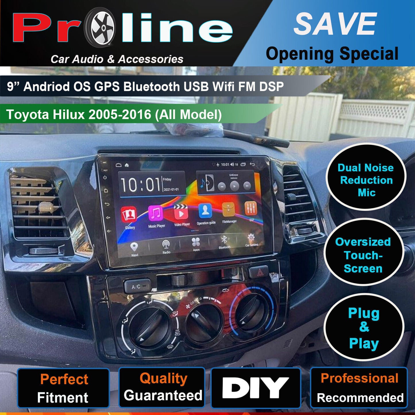Toyota Hilux 05-16 Workmate SR5 GPS Wireless Apple CarPlay Stereo GPS camera, Toyota Hilux 05-16 Workmate SR5 head unit upgrade for Toyota Hilux 05-16 Workmate SR5 , head unit replacement for Toyota Hilux 05-16 Workmate SR5 upgrade, Toyota Hilux 05-16 Workmate SR5 stereo upgrade suit both manual and digital air condition control, provides installation. Upgrade to the Latest Wireless Apple CarPlay Android Auto