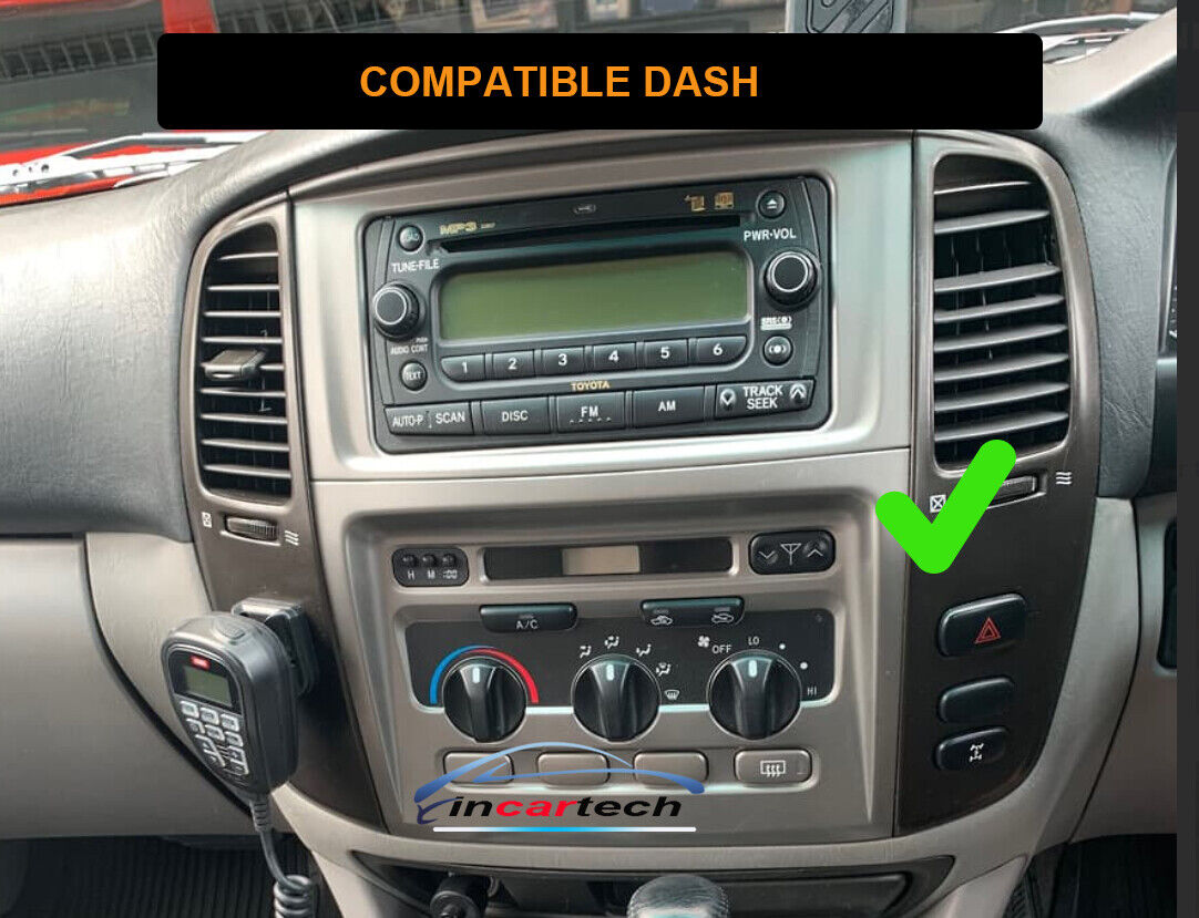 🔥 fit Toyota Landcruiser LC100 GPS Bluetooth Apple Carplay Android Auto Kakadu, for Toyota Landcruiser LC100 head unit upgrade for Toyota Landcruiser LC100 head unit replacement for Honda Toyota Landcruiser LC100 unit upgrade, for Honda Toyota Landcruiser LC100 stereo upgrade suit both manual and digital air condition control, provides installation. Upgrade to the Lastest Wireless Apple CarPlay Android Auto