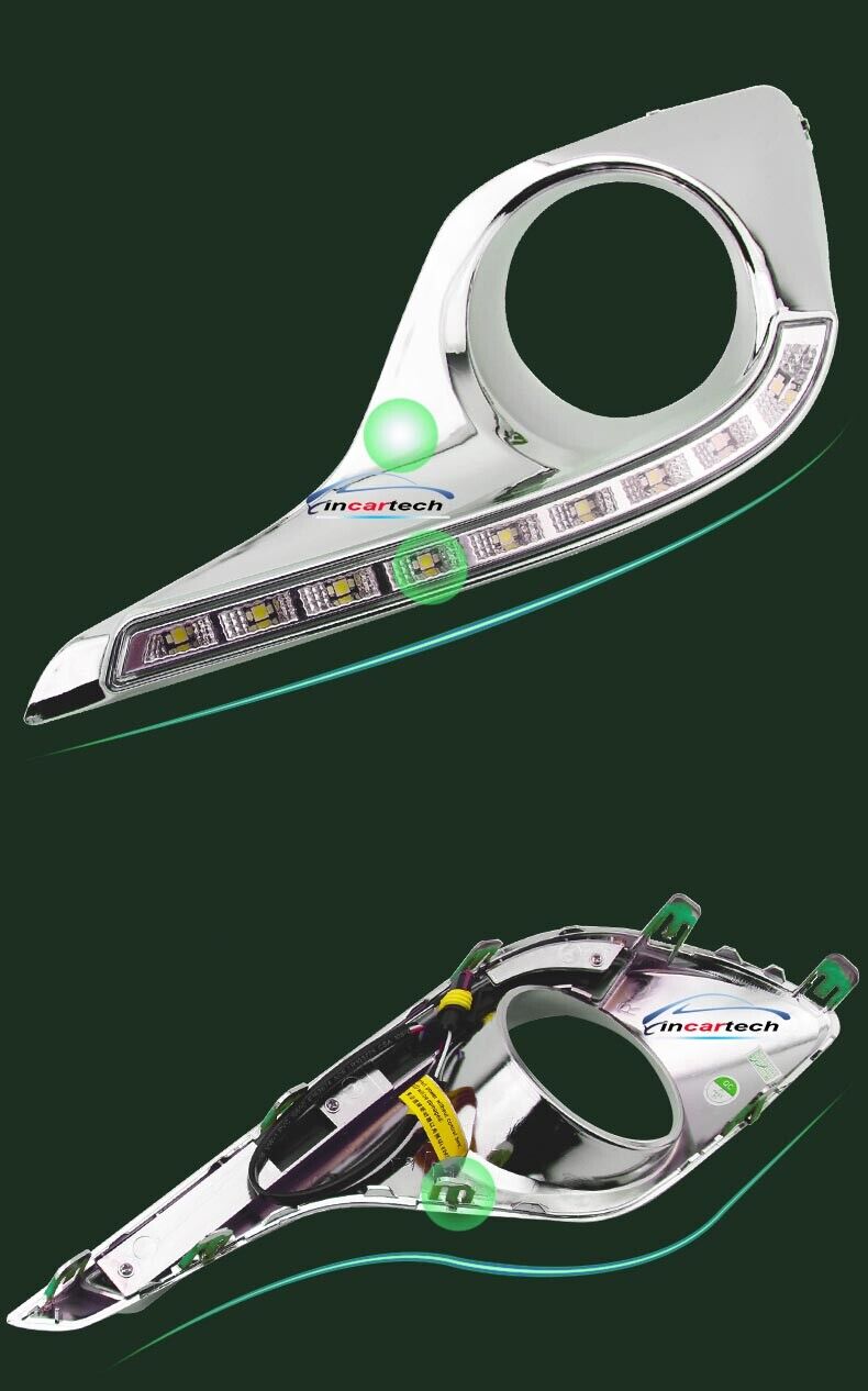 Daytime Day time running LED light fog for Toyota Kluger 10 11 12 13 accessories