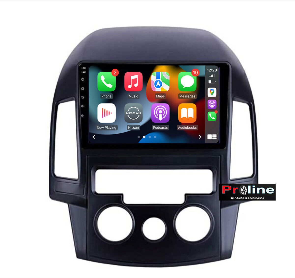 Hyundai i30 07-12 GPS Bluetooth Wireless Apple CarPlay Stereo 9" Screen Facia, Hyundai i30 07-12 head unit upgrade Hyundai i30 07-12 head unit replacement for Hyundai i30 07-12 upgrade, Hyundai i30 07-12 stereo upgrade suit both manual and digital air condition control, provides installation. Upgrade to the Latest Wireless Apple Carplay Android Auto