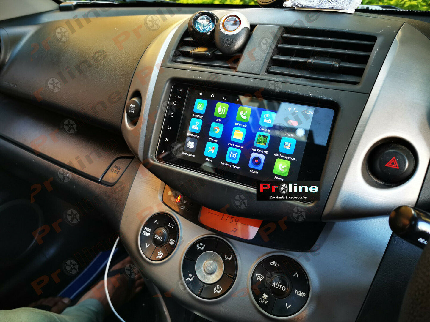 Fit Toyota Rav4 05-11 GPS Bluetooth Apple CarPlay Android Auto DSP Screen 7 inch, Toyota Rav4 05-11 head unit upgrade, Toyota Rav4 05-11 head unit replacement, Toyota Rav4 05-11 head unit upgrade, Toyota Rav4 05-11 stereo upgrade suit both manual and digital air condition control, provides installation. Upgrade to the Lastest Wireless Apple Carplay Android Auto