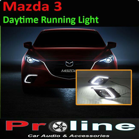 Mazda 3 14 15 DRL Daytime Day time running LED light fog light accessories