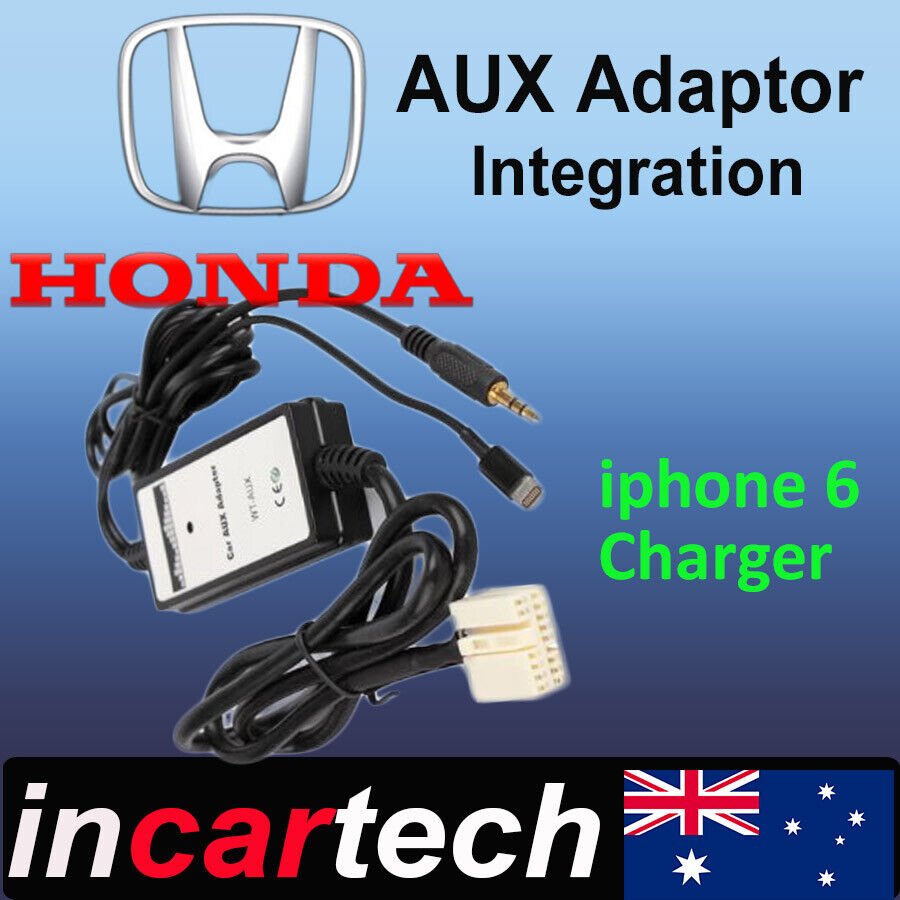 Honda AUX Adaptor Integration, Honda civic CRV Accord Jazz Accord euro aux adaptor adapter integration iphone