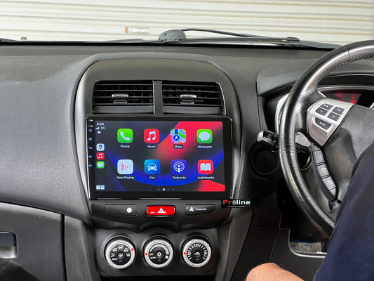 Mitsubishi ASX 09-19 GPS Bluetooth Stereo Accessories Wireless Apple Carplay USB, Mitsubishi ASX 09-19 head unit upgrade for Mitsubishi ASX 09-19 head unit replacement for Mitsubishi ASX 09-19 upgrade, Mitsubishi ASX 09-19 stereo upgrade suit both manual and digital air condition control, provides installation. Upgrade to the Latest Wireless Apple Carplay Android Auto