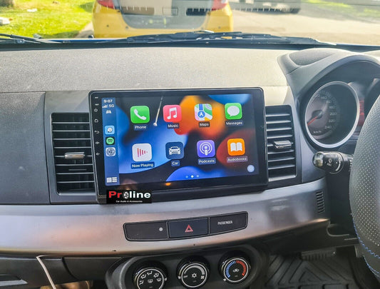 10 Mitsubishi Lancer 08-17 GPS Bluetooth Radio Accessories Headunit Android DSP, Mitsubishi Lancer 08-17 head unit upgrade for Mitsubishi Lancer 08-17 head unit replacement for Mitsubishi Lancer 08-17 upgrade, Mitsubishi Lancer 08-17 stereo upgrade suit both manual and digital air condition control, provides installation. Upgrade to the Latest Wireless Apple Carplay Android Auto