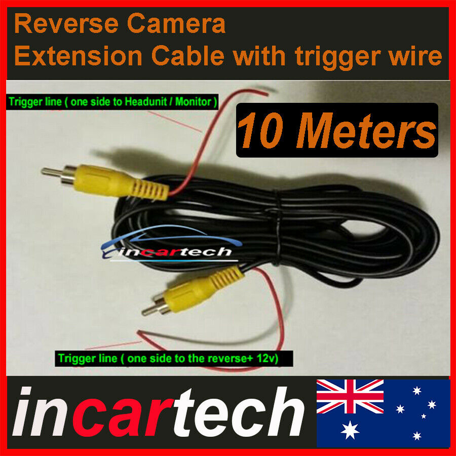 Proline S45CB HD Car Truck 10 meters extension cable for Reverse camera W trigger