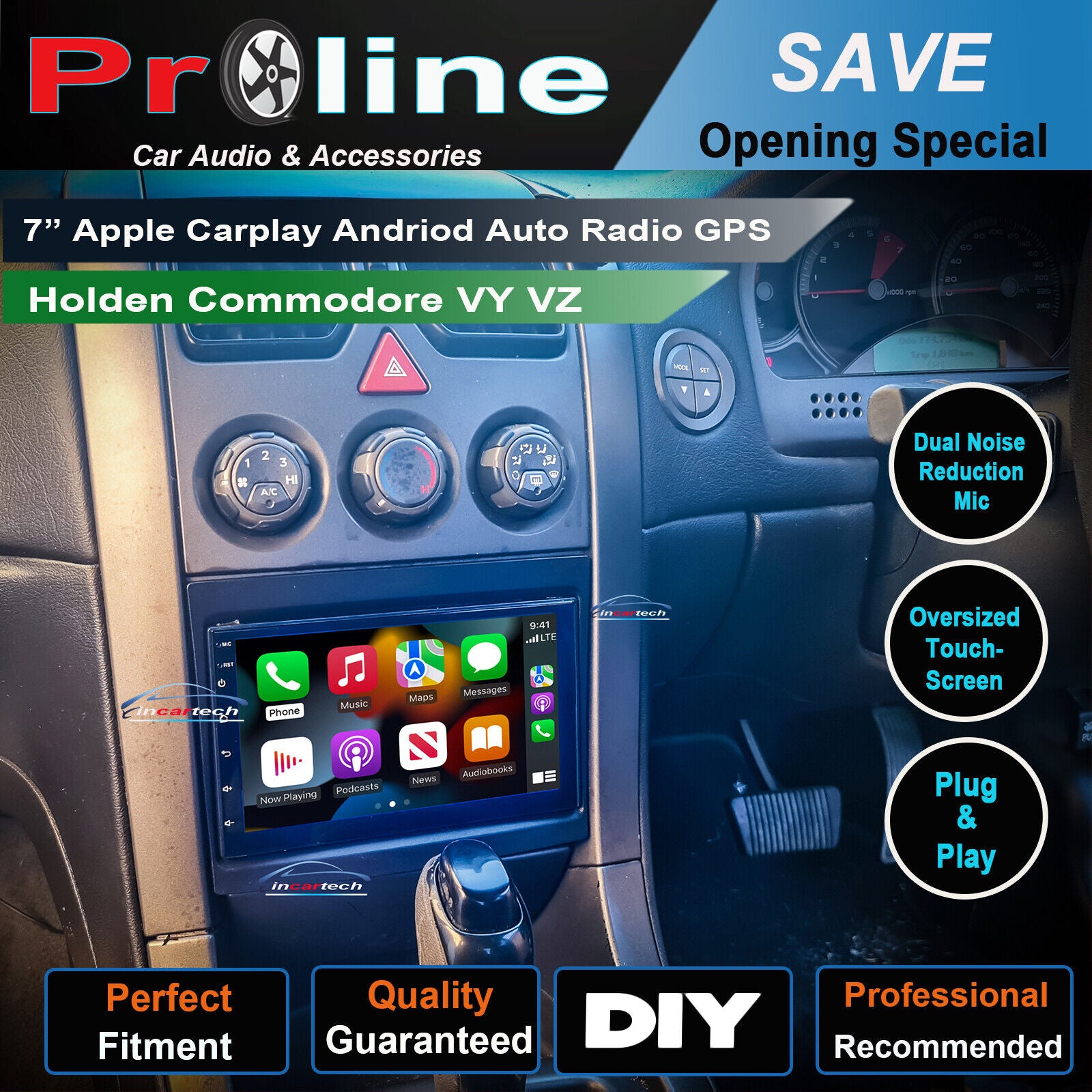 7 Inch Double Din Car Stereo with Voice Control Apple Carplay & Androi –  ESLYYDS