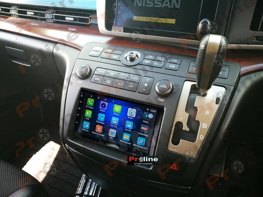 7 inch Nissan Elgrand E51 04-07 GPS Bluetooth Handfree Music Stream USB Nav, Nissan Elgrand E51 04-07 head unit upgrade, Nissan Elgrand E51 04-07 head unit replacement Nissan Elgrand E51 04-07 unit upgrade, Nissan Elgrand E51 04-07 stereo upgrade suit both manual and digital air condition control, provides installation. Upgrade to the Lastest Wireless Apple Carplay Android Auto