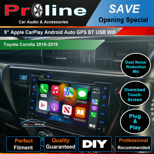 Fit Toyota Corolla Sedan 15-19 GPS Bluetooth USB Apple Carplay Android autofor Toyota Corolla Sedan 15-19 head unit upgrade for Toyota Corolla Sedan 15-19 head unit replacement for Toyota Corolla Sedan 15-19 nit upgrade, for Toyota Corolla Sedan 15-19 stereo upgrade suit both manual and digital air condition control, provides installation. Upgrade to the Lastest Wireless Apple Carplay Android Auto