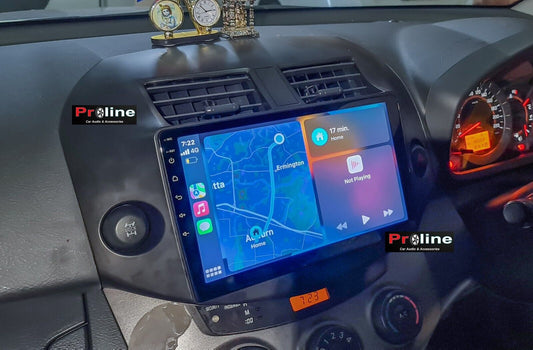 Fit Toyota Rav4 05-12 GPS Bluetooth Apple CarPlay Android Auto DSP Screen 10", Toyota Rav4 05-12 head unit upgrade for Toyota Rav4 05-12 head unit replacement for Toyota Rav4 05-12 upgrade, for Toyota Rav4 05-12 stereo upgrade suit both manual and digital air condition control, provides installation. Upgrade to the Lastest Wireless Apple Carplay Android Auto