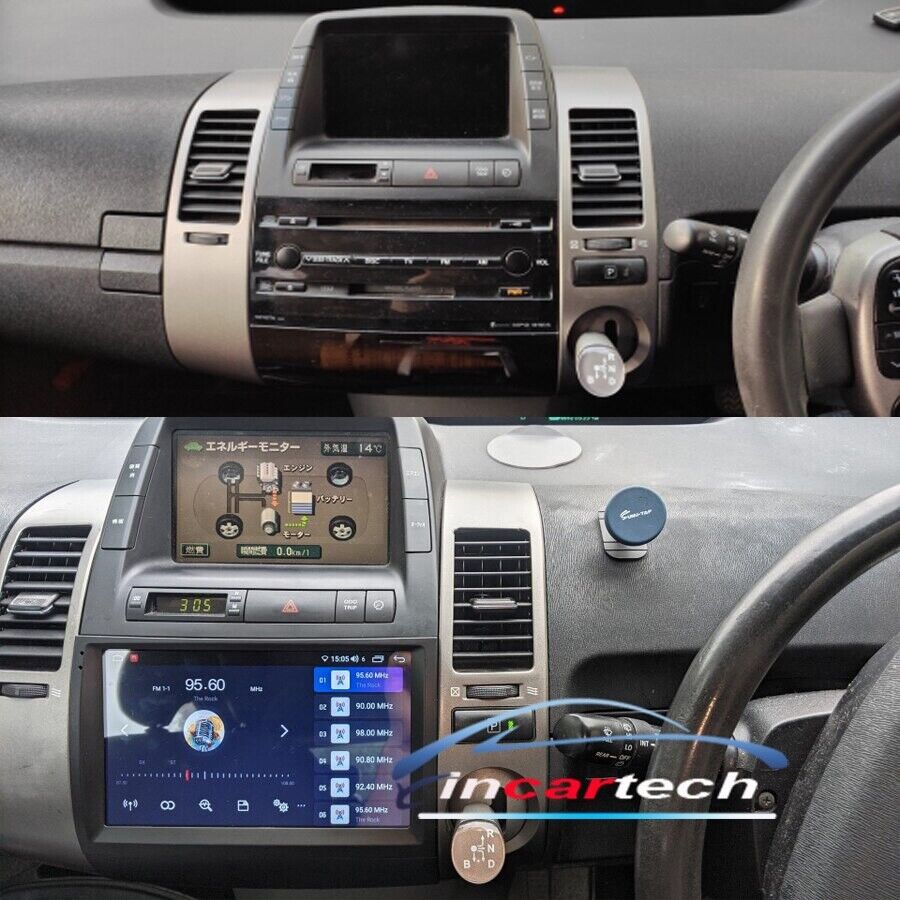 Toyota Prius 04-08 GPS Wireless Apple Carplay Stereo SatNav Reverse camera Radio, for Toyota Prius 04-08 Series head unit upgrade for Toyota Prius 04-08 head unit replacement for Toyota Prius 04-08 unit upgrade, for Toyota Prius 04-08 stereo upgrade suit both manual and digital air condition control, provides installation. Upgrade to the Lastest Wireless Apple CarPlay Android Auto