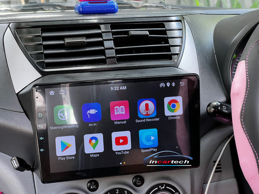 Suzuki Alto 08-14 Wireless Apple CarPlay Android GPS Radio Bluetooth stereo, Suzuki Alto 08-14 head unit upgrade for Suzuki Alto 08-14, head unit replacement for Suzuki Alto 08-14 head unit upgrade, Suzuki Alto 08-14 stereo upgrade suit both manual and digital air condition control, provides installation. Upgrade to the Latest Wireless Apple CarPlay Android Auto