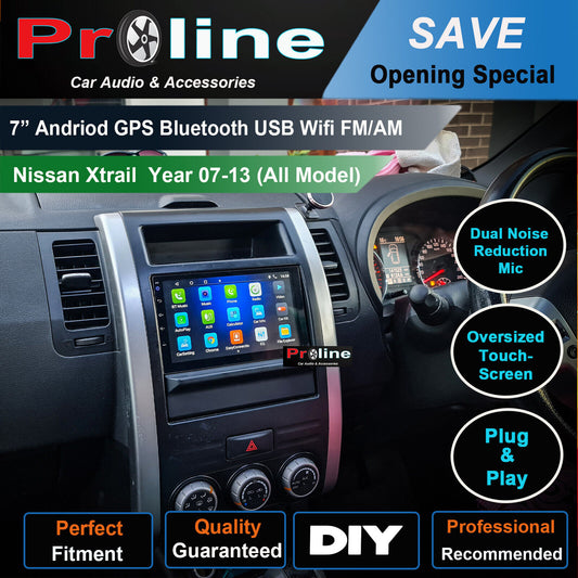 Nissan Xtrail 07-13 Build in GPS Navigation Bluetooth Handfree Music Stream USB, Nissan Xtrail 07-13 head unit upgrade for Nissan Xtrail 07-13 head unit replacement for Nissan Xtrail 07-13 upgrade, for Nissan Xtrail 07-13 stereo upgrade suit both manual and digital air condition control, provides installation. Upgrade to the Lastest Wireless Apple Carplay Android Auto