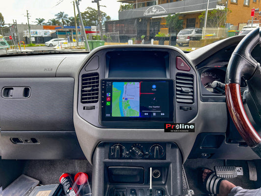 10" Screen Mitsubishi Pajero 01-06 GPS Bluetooth Stereo Android 4wd accessories, Mitsubishi Pajero 01-06 head unit upgrade for Mitsubishi Pajero 01-06 head unit replacement for Mitsubishi Pajero 01-06 upgrade, Mitsubishi Pajero 01-06 stereo upgrade suit both manual and digital air condition control, provides installation. Upgrade to the Latest Wireless Apple Carplay Android Auto