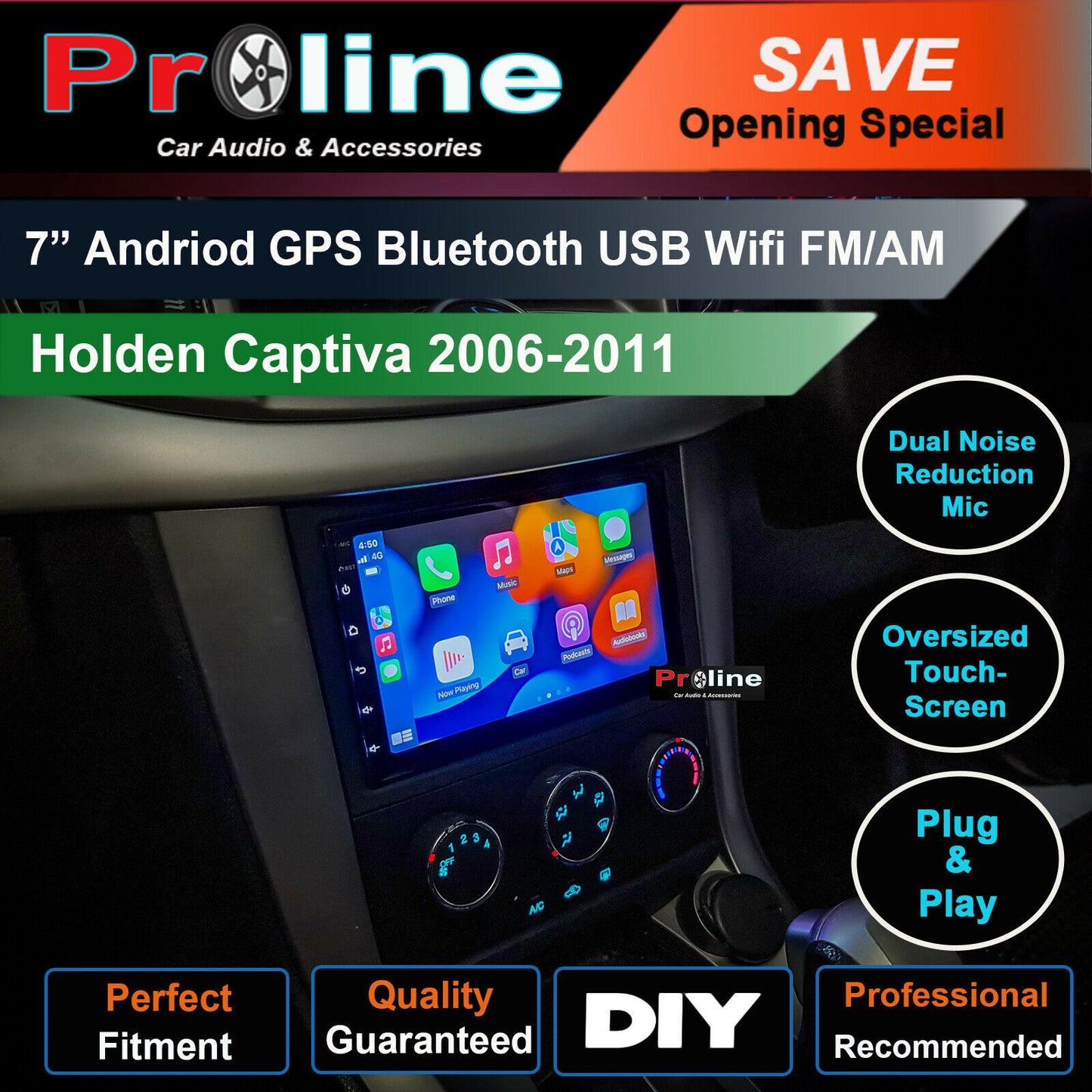 Holden Captiva 7 06-11 GPS Bluetooth USB Apple CarPlay Android Auto Navigation, Holden Captiva 7 06-11 head unit upgrade for Holden Captiva 7 06-11 head unit replacement for Holden Captiva 7 06-11 upgrade, Holden Captiva 7 06-11 stereo upgrade suit both manual and digital air condition control, provides installation. Upgrade to the Latest Wireless Apple Carplay Android Auto