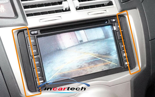 To Suit Toyota HILUX 2005-2018 radio side trims stereo facia kit 2 din double fascia