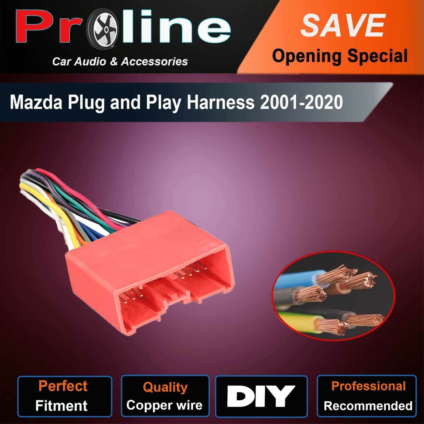 Mazda Plug and Play Harness 2001-2020