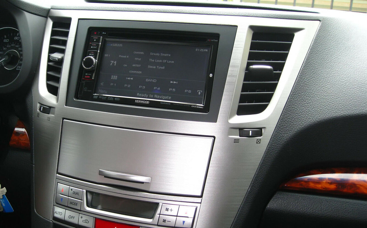 Subaru Liberty Outback 09-14 DOUBLE DIN radio facia sterero Fascia Dash kit. Support both 173 x 98mm Double DIN and 178 x 102mm.Double DIN (99% of any aftermarket stereo)