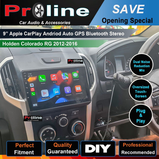 9" Holden Colorado RG 12-16 Apple Carplay Android Auto Sat Nav GPS Bluetooth DSP, for 9" Holden Colorado RG 12-16 head unit upgrade for 9" Holden Colorado RG 12-16 head unit replacement for 9" Holden Colorado RG 12-16 unit upgrade, for 9" Holden Colorado RG 12-16 stereo upgrade suit both manual and digital air condition control, provides installation. Upgrade to the Lastest Wireless Apple CarPlay Android Auto
