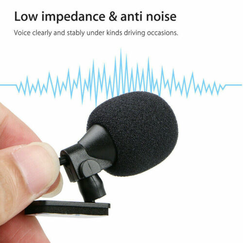 Microphone 2.5mm For Car Audio Stereo GPS DVD Bluetooth Enabled External Mic