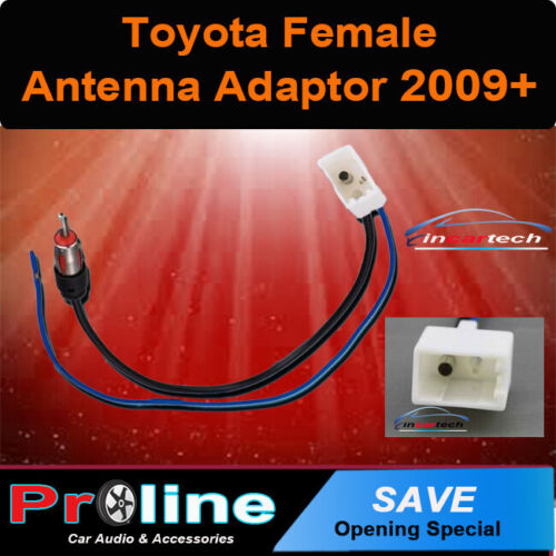 Fit Toyota Antenna Adapter Aerial Adaptor plug lead cable connector wire loom