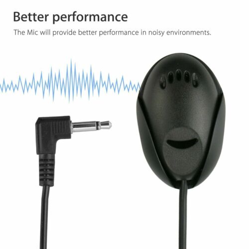 Microphone 2.5mm PC Car Audio Stereo GPS External mic windscreen stick tape