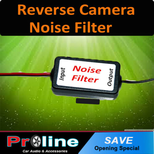 reverse camera noise filter, reverse camera troubleshooting, reverse camera interference when engine runing