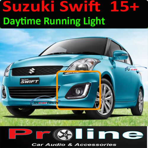 Daytime Day time running LED light fog for Suzuki Swift 2015+ 16 17 accessories