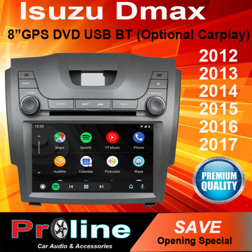 8" Touchscreen Isuzu Dmax Mux GPS Navigation Bluetooth Stereo Radio USB AU, Isuzu Dmax Mux head unit upgrade, Isuzu Dmax Mux head unit replacement, Isuzu Dmax Mux head unit upgrade, Isuzu Dmax Mux stereo upgrade suit both manual and digital air condition control, provides installation. Upgrade to the Lastest Wireless Apple Carplay Android Auto