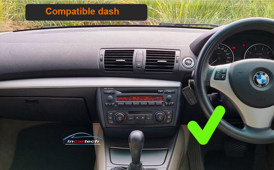 10.25 inch BMW 1 Series (E81/E82/E87/E88) 2004-2013 radio GPS Aftermarket wireless CarPlay Android Auto Head Unit Navigation Car stereo