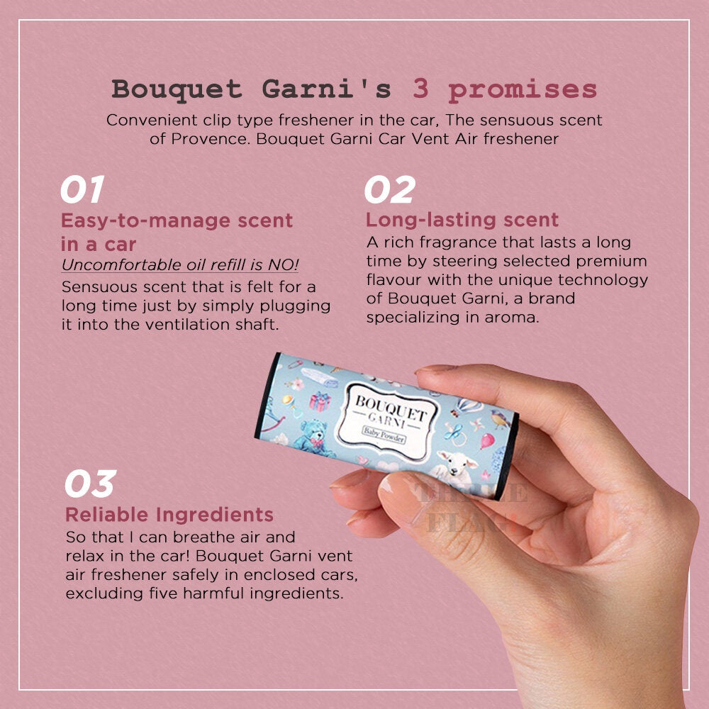 BOUQUET GARNI Car Air Freshener Korean Brand 7g x2