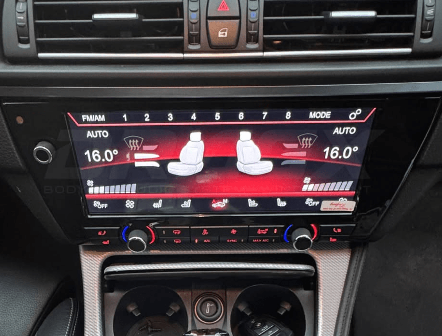 10.25inch Climate Screen AC Panel For BMW 5 Series F10 F11 F18 2010-2017 Air Condition Control
