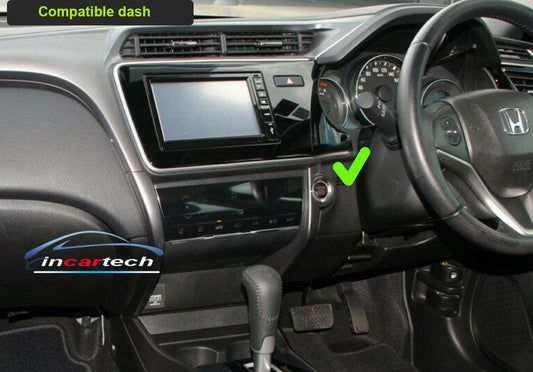 Honda City 2014-2019 stereo facia 10 inch android  Double din 2 din fascia frame surround