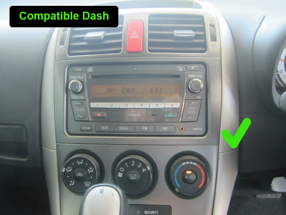 Toyota Corolla Sedan 2008-2012 GPS Bluetooth USB Apple Carplay Android auto