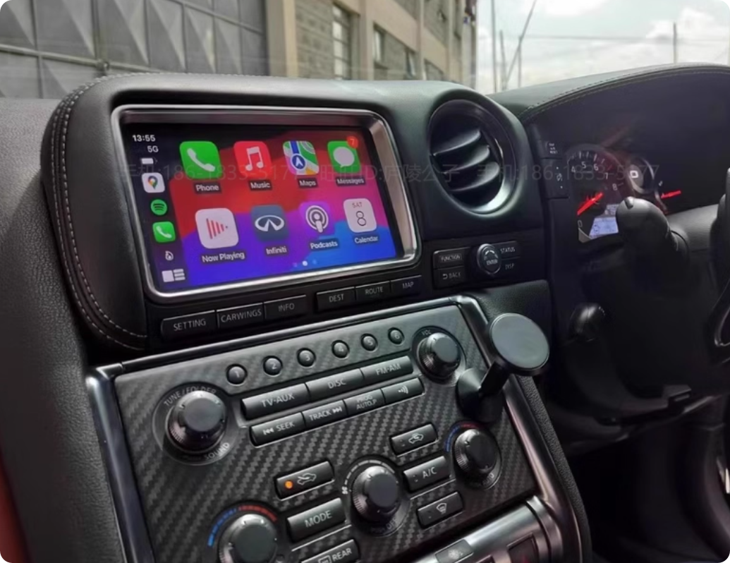 Nissan GT-R GTR R35 2011-2016 Add wireless CarPlay Android auto integration Module
