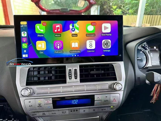 Toyota Prado 150 17-24 12.3" Wide screen GPS Wireless Apple CarPlay Android Auto Stereo