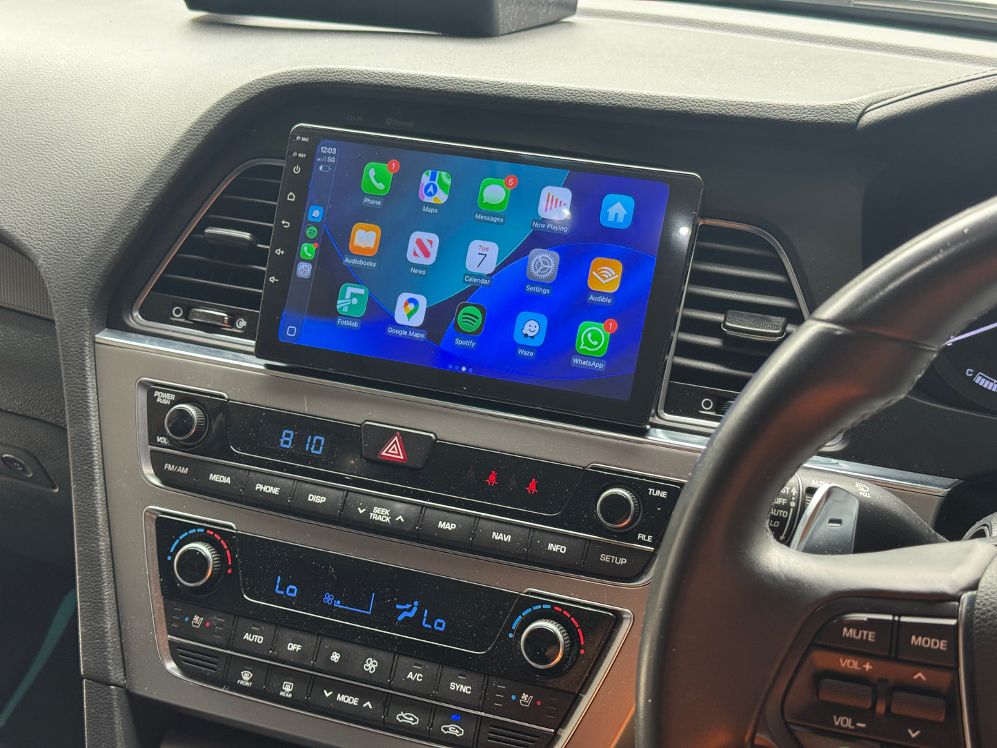 Hyundai Sonata 2014-2017 9" Wireless Apple CarPlay Android Auto Bluetooth Radio upgrade