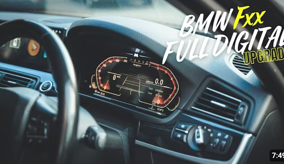 BMW 3 & 4 Series (F30/F31/F32/F33/F34/F35/F36) Digital Instrument Cluster | 2012 - 2019