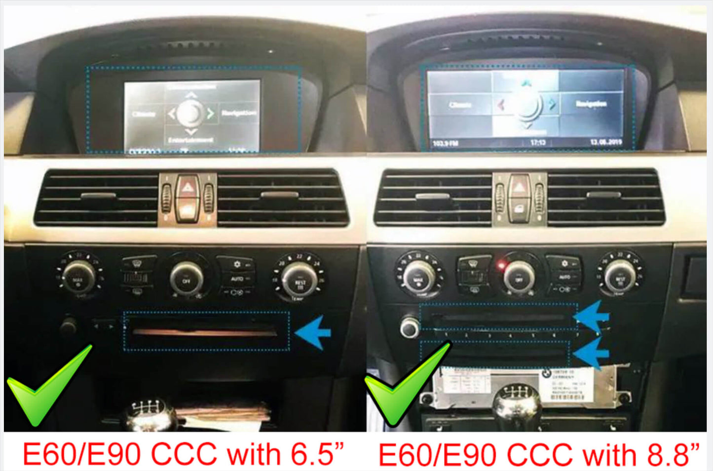 BMW 3 Series E90 05-13 Add Wireless CarPlay & Android Auto MMI Retrofit Module
