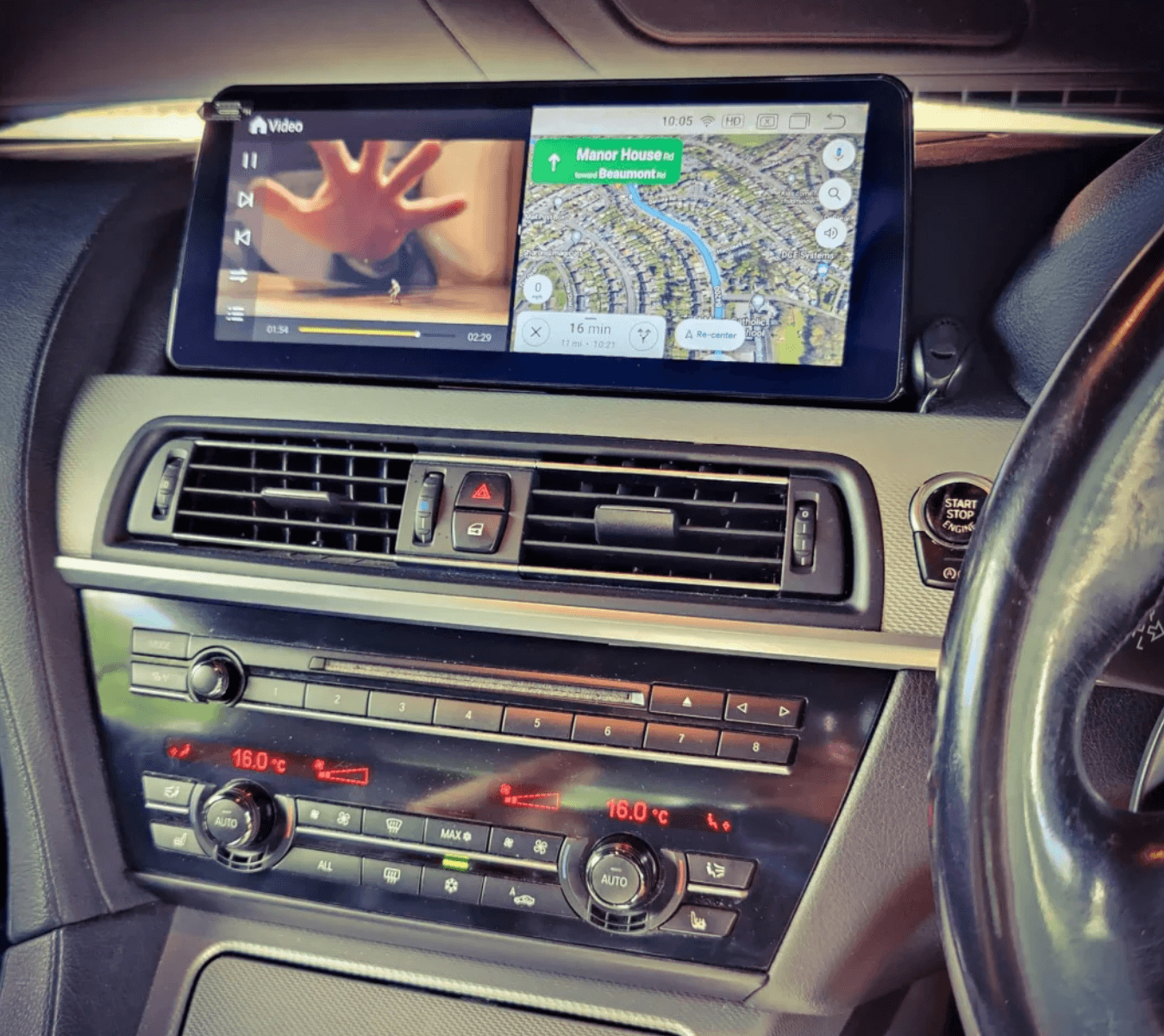 BMW 6 Series/M6 F06 10-18 Touchscreen upgrade stereo Wireless CarPlay Android Auto