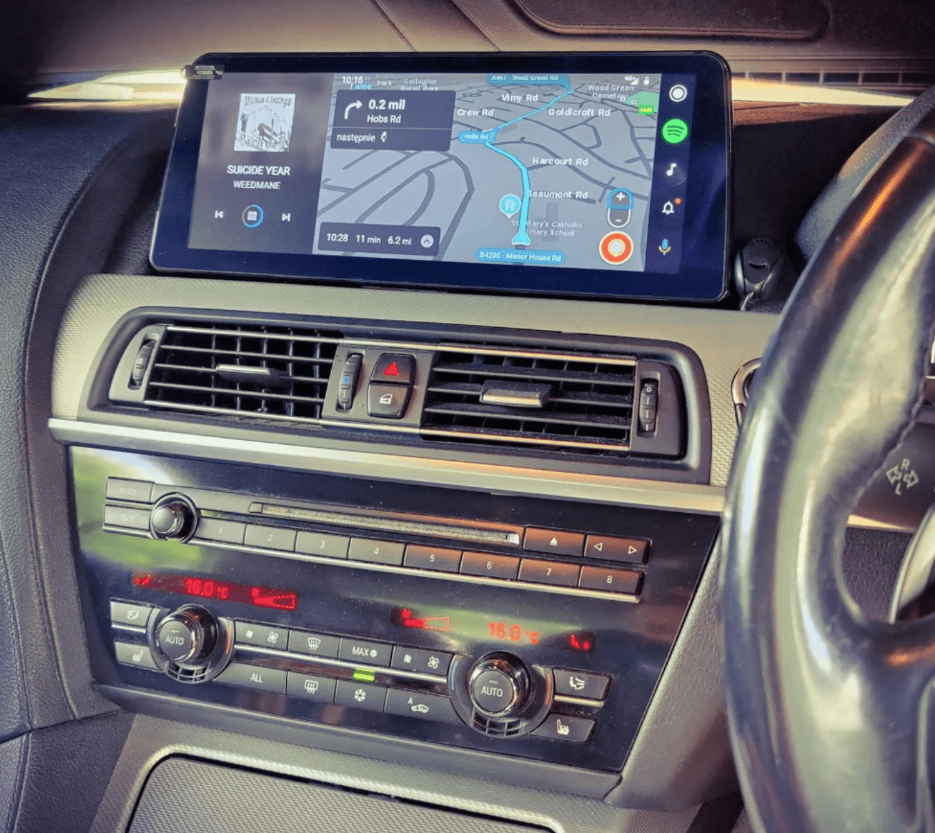 BMW 6 Series/M6 F06 10-18 Touchscreen upgrade stereo Wireless CarPlay Android Auto