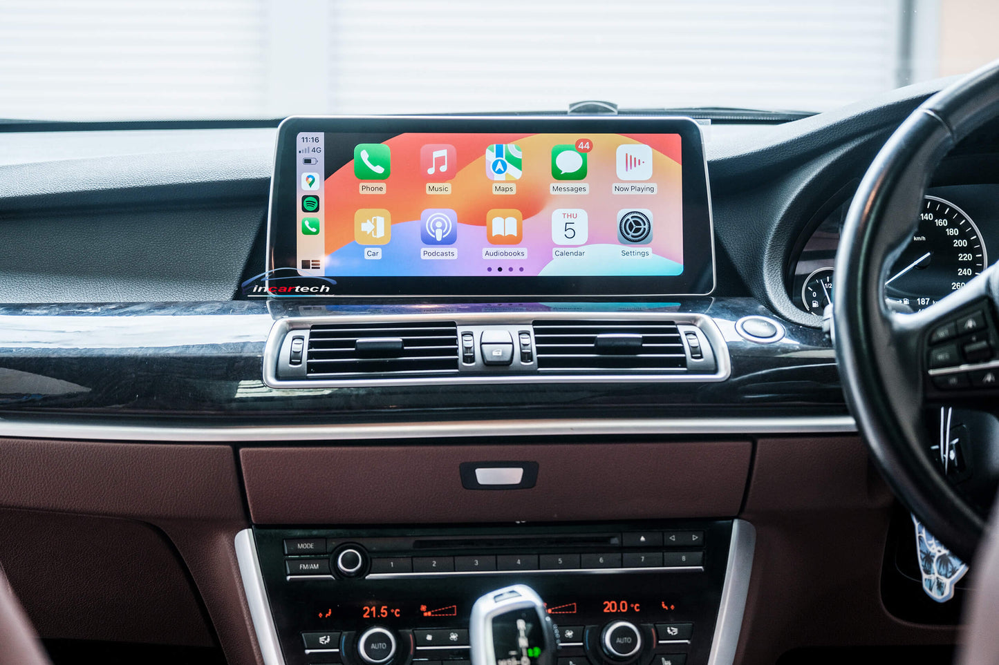 BMW GT F07 12.3" Touchscreen upgrade stereo Wireless CarPlay Android Auto Infotainment system